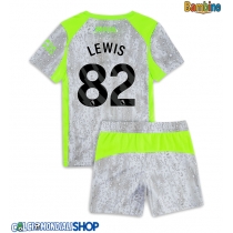 Maglie da calcio Manchester City Rico Lewis #82 Terza Maglia Bambino 2025-26 Manica Corta + Pantaloni corti)